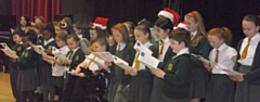 St Joseph's School Choir who will be live on Blue Peter 