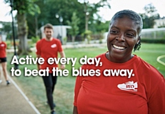 Be active every day to beat the blues away