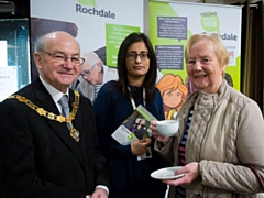 Councillor Billy Sheerin, Deputy Mayor of Rochdale, was at the Carers event