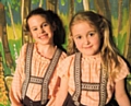 Jessica Taylor (left) and Isla Hanson (right) will be playing the star roles of the babes, Danny and Dolly