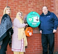 Trudie Unsworth, Councillor Sameena Zaheer and Carl Forman 