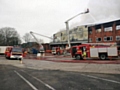 Fire at an industrial unit off Albert Royds Street