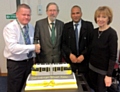 L-R: Phil Burke, Andrew Fender, Shakil Ahmed and Patricia Sullivan