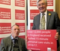 Tony Lloyd MP joined Leonard Cheshire disability charity at a parliamentary event to highlight their Make Care Fair campaign 