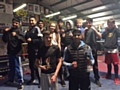 Monir Miah front right with some of their Hamer Amateur Boxing Club teammates