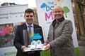 Andy Burnham, Mayor of Greater Manchester and Elaine Wyllie, founder of The Daily Mile