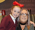 Eila Smith age nine with her mum Leanne, Judges Choice Mother's Day poetry winner, age category eight to 10