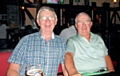 David Chambers (right) will be walking 192 miles across England in honour of his friend Tony Kennedy (left)