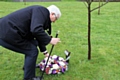 The Mayor lays a wreath for Workers' Memorial Day