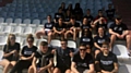 Sports students from Hopwood Hall College at the Monte Gordo Sports Complex