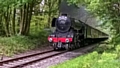 Flying Scotsman running between Heywood and Rawtenstall