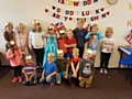 Children at Birch Community Centre celebrating the royal wedding