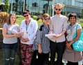 Caroline Kennedy, Councillor Janet Emsley, Lisa O'Neill-Rogan, Bryan Beresford, Punam Ramchurn