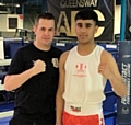 Zain Ahmed, with head coach David Hodkinson, Queensway ABC 

