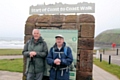 David Chambers and David Patterson have raised more than £1,000 for Mesothelioma UK with their coast-to-coast trek