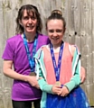 Deb Humphries and her daughter Abi who took part in the Great Manchester Run