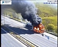 HGV fire closes M62