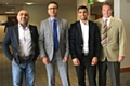 Muhammad Ali Zahid (second from right) was granted a professional boxing licence on 9 May 2018