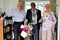 Frank and Ruth Rudd with Mayor of Rochdale Mohammed Zaman