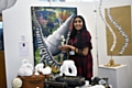 Fatima Din, winner of the 'Best Overall Achievement' award with her final project at the Hopwood Hall College End of Year Arts Show