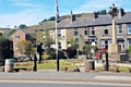 A soldier watches over the cenotaph at Norden