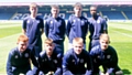 Rochdale AFC 2018/19 first year scholars<br />
Back row: Joe Dunne, Morgan Piper, Dan Adshead, Musambya Kisimba<br />
Front row: Morgan Moreland, Toby Philips, Ben Martin, Sam Kilner