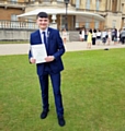 Callum Morrison at Buckingham Palace