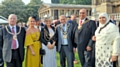 Mayor of Rochdale, Mohammed Zaman (centre) at the ‘Royal Garden Party’ at Buckingham Palace