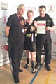 Allana Shaw, England Boxing National School Championship title with Alan Bacon and Steven Connellan