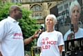 Amplifon Old Or Not Old event host Kriss Akabusi interviewing Karen Conduit