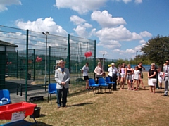 The barbecue was opened by the Deputy Mayor Billy Sheerin 