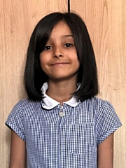 Amelia May Rashid, after her haircut