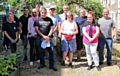 RBH employees and local residents at the Lower Falinge Community Garden