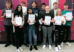 Back row L-R: Shaun Wild, Patrick Thompson, Cristian Soare, Ismail Awan, Jack Nolan, Owen Murray
Front row L-R: Zara Ashraf, Aishah Ahmed, Lily Young, Emily Williamson