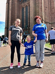 L-R: Jade Kilduff, Christian Kilduff and Ashleigh Haigh