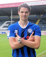 Sam Hart returns to Rochdale on loan from Blackburn Rovers