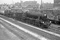 Railtour hauled by Stanier 8F 2-8-0 number 48476 and Standard 5MT number 73069