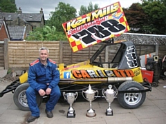 Stephen Mallinson, wins the Brisca F2 European Championship at Northampton International Raceway