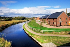 A number of new homes have been built in Rochdale borough, including these in St Martin's View, Castleton