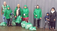 REAG clean bushes near Car Park on Hare Street which were full of litter and cans