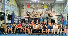 Mayor Mohammed Zaman at Hamer Boxing Club