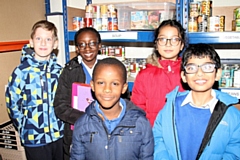 St John RC's eco-team visited the Rochdale Foodbank