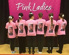 Rochdale Olympic Gymnastic Club wear pink T-shirts in memory of Marianne Haboc