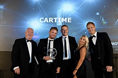 Representatives from Cartime receive their award