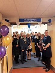 Mayor Billy Sheerin opened a new Self Care Hub - The Damson Centre - at Rochdale Infirmary on Friday 27 September