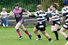 Niamh Mullins, Rochdale Hornets Women, against Wigan St Patricks