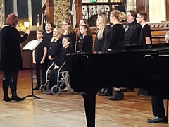 School choirs took part in the event 