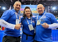 Business owners Aftab Ali (left), Fiona Daniels (middle) and Eddie Daniels (right)