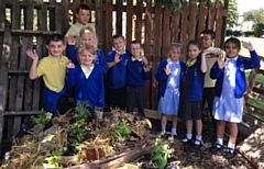 Children at St Edward’s Primary School