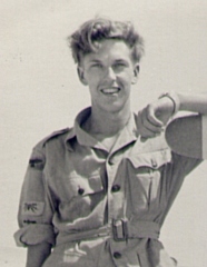 Fred Baxter, pictured in 1954 in the RAF